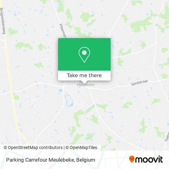 Parking Carrefour Meulebeke plan