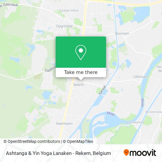 Ashtanga & Yin Yoga Lanaken - Rekem map