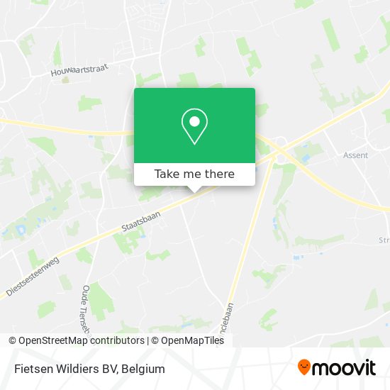 Fietsen Wildiers BV map