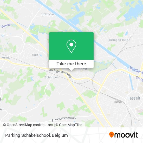 Parking Schakelschool map