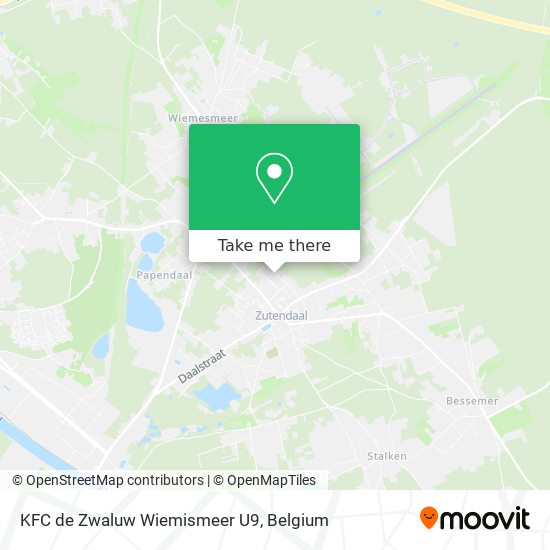 KFC de Zwaluw Wiemismeer U9 map