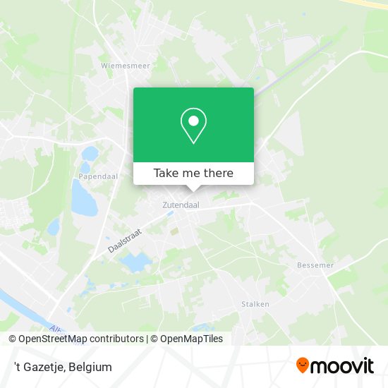 't Gazetje map