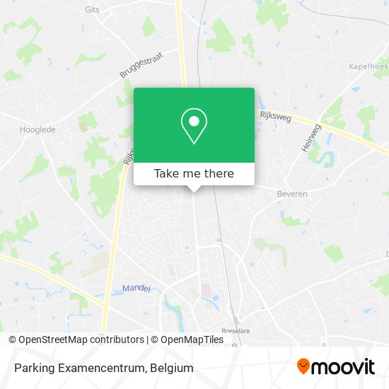 Parking Examencentrum plan