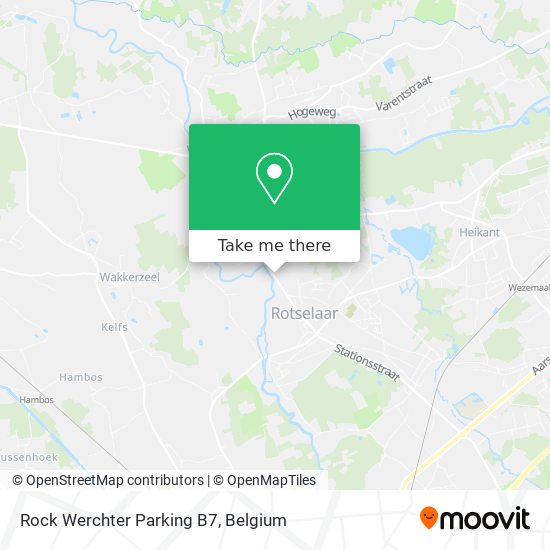 Rock Werchter Parking B7 map