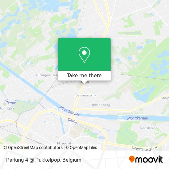 Parking 4 @ Pukkelpop map