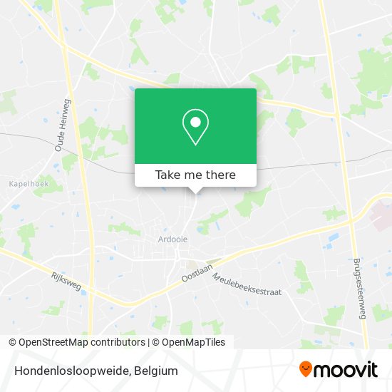 Hondenlosloopweide map