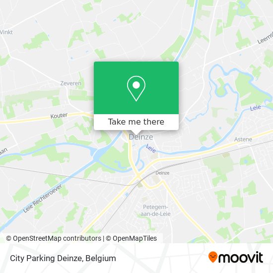 City Parking Deinze map