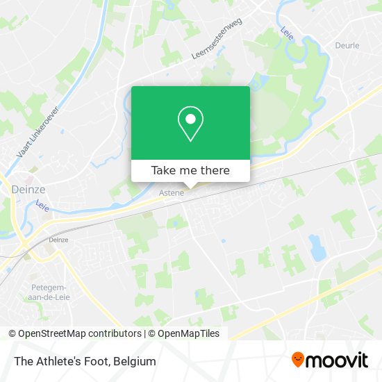 The Athlete's Foot map