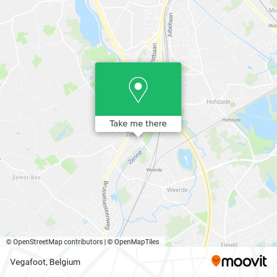 Vegafoot map