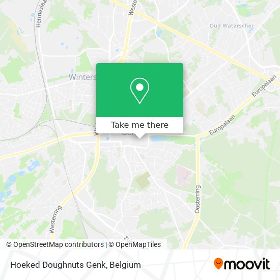 Hoeked Doughnuts Genk map