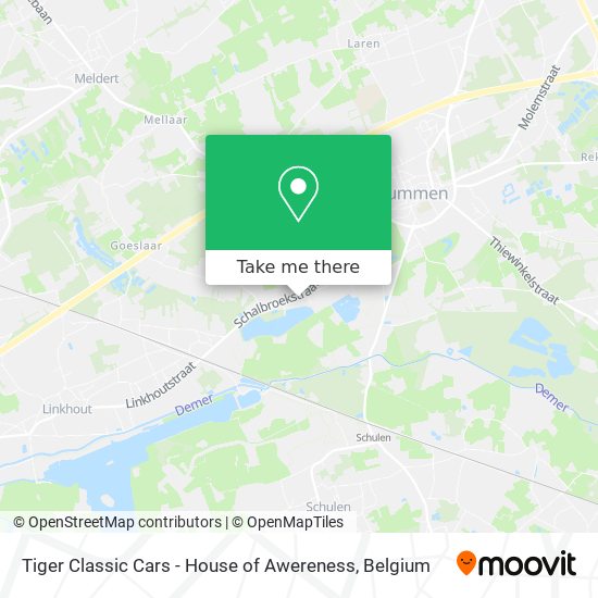 Tiger Classic Cars - House of Awereness map