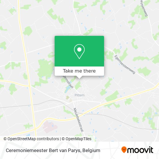 Ceremoniemeester Bert van Parys map