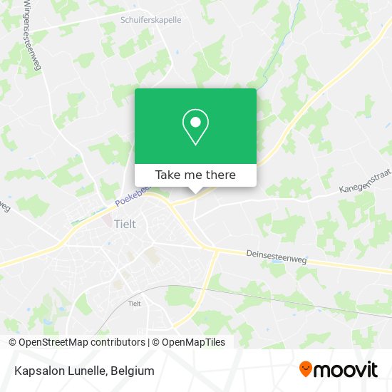 Kapsalon Lunelle map