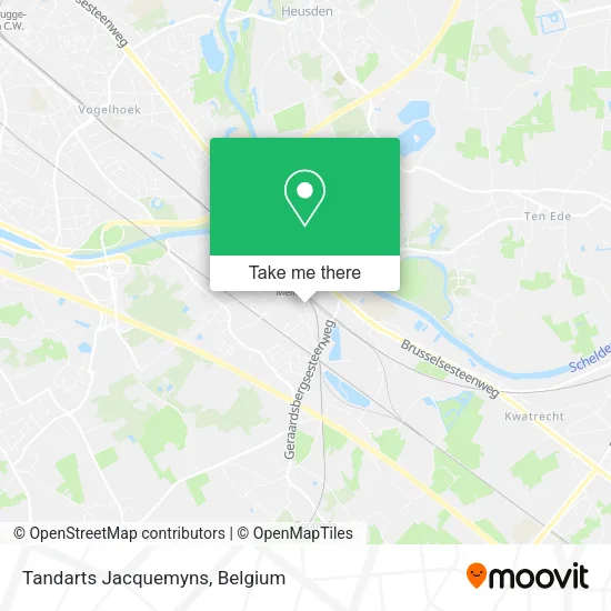 Tandarts Jacquemyns map