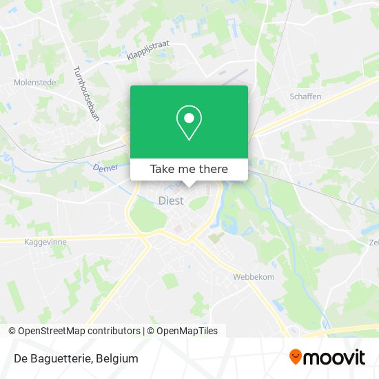 De Baguetterie map