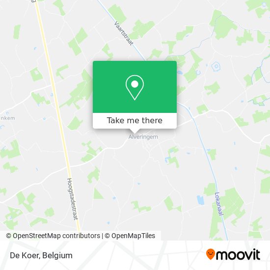 De Koer map