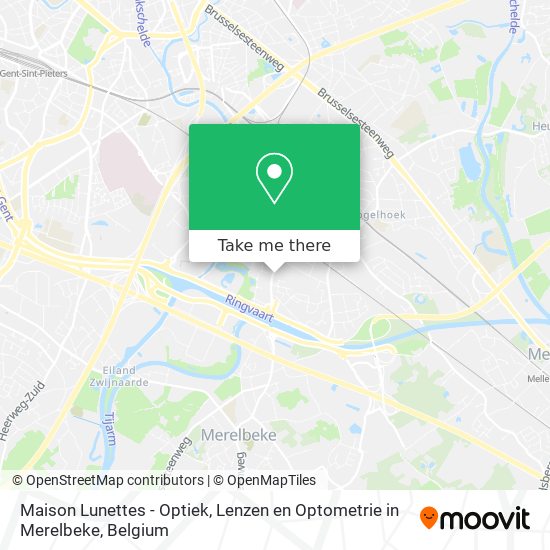 Maison Lunettes - Optiek, Lenzen en Optometrie in Merelbeke map