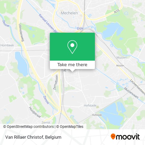 Van Rillaer Christof map