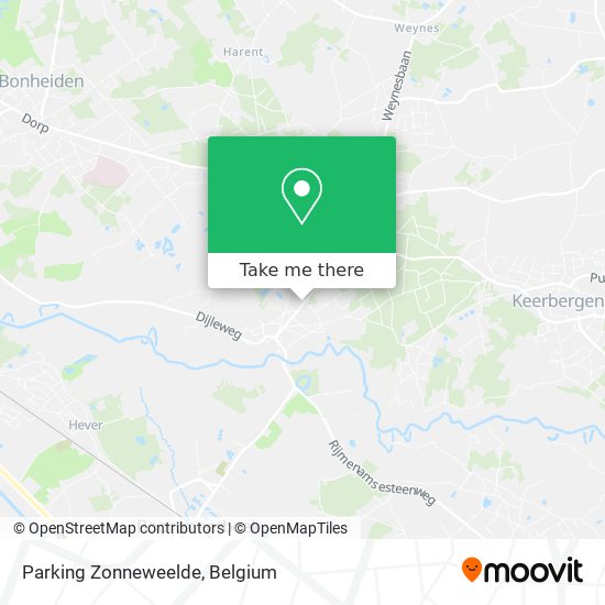 Parking Zonneweelde map