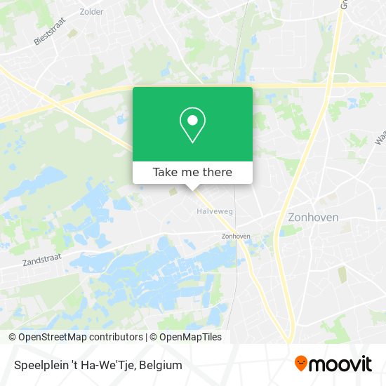 Speelplein 't Ha-We'Tje map