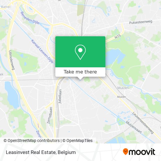 Leasinvest Real Estate map