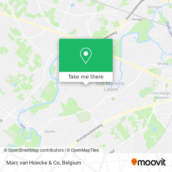 Marc van Hoecke & Co map