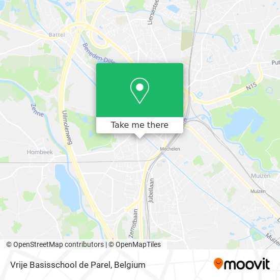 Vrije Basisschool de Parel map