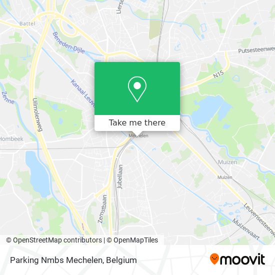 Parking Nmbs Mechelen map