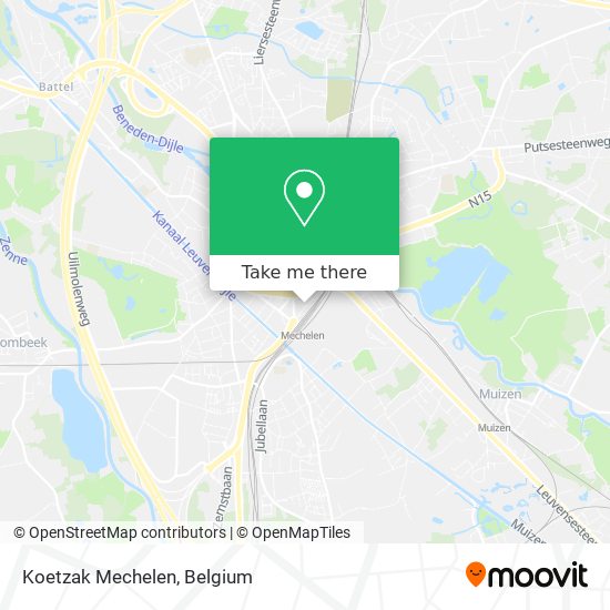 Koetzak Mechelen plan