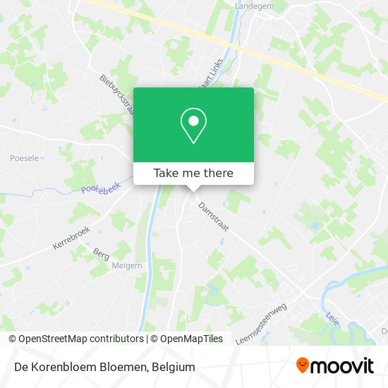 De Korenbloem Bloemen map