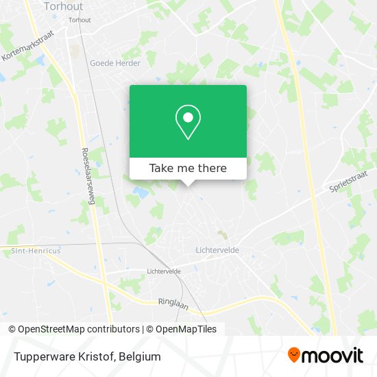 Tupperware Kristof map