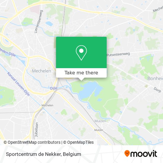 Sportcentrum de Nekker plan