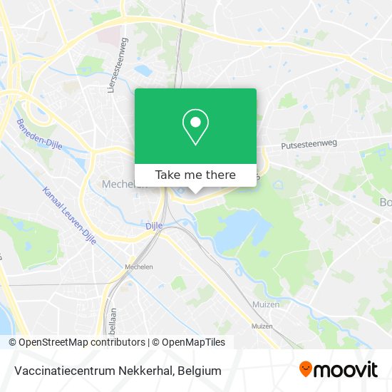 Vaccinatiecentrum Nekkerhal plan