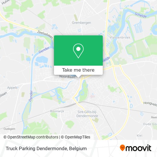 Truck Parking Dendermonde plan