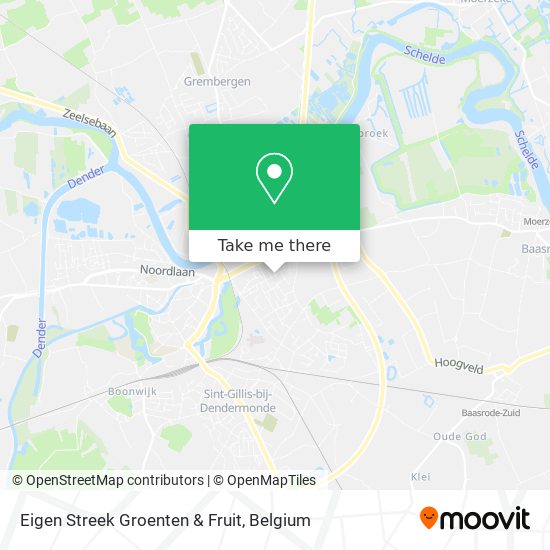 Eigen Streek Groenten & Fruit map