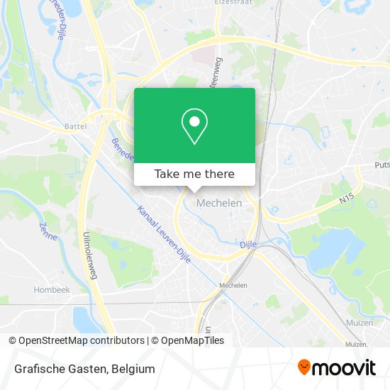 Grafische Gasten map