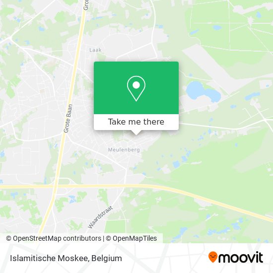 Islamitische Moskee plan