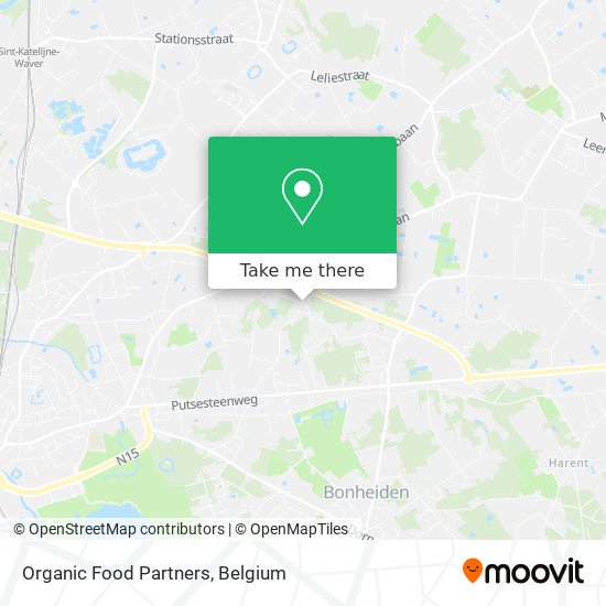 Organic Food Partners map