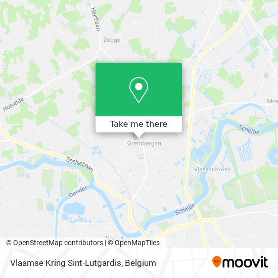 Vlaamse Kring Sint-Lutgardis map