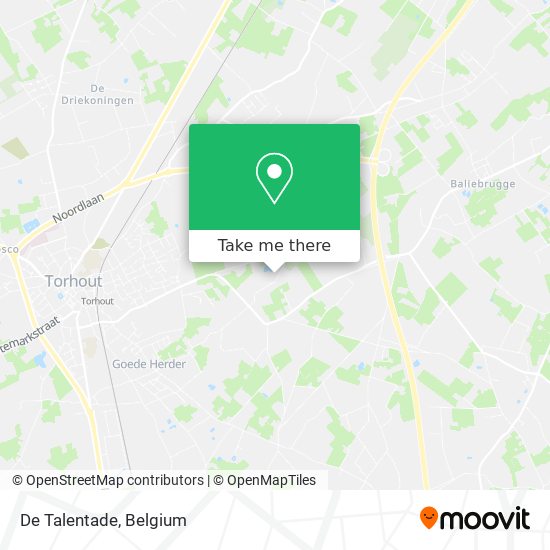 De Talentade map