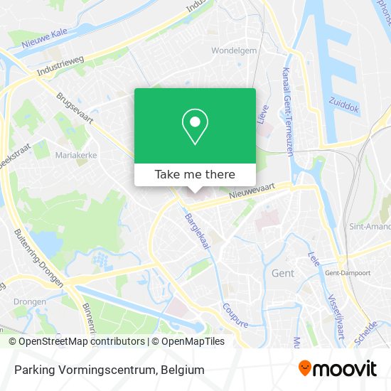 Parking Vormingscentrum map