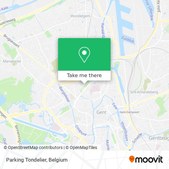 Parking Tondelier map