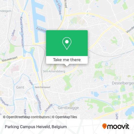 Parking Campus Heiveld map