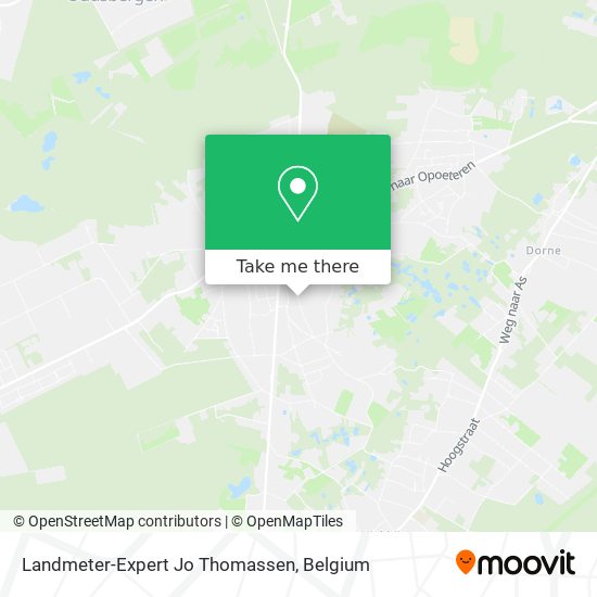 Landmeter-Expert Jo Thomassen map