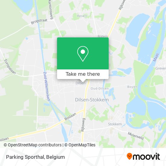 Parking Sporthal map