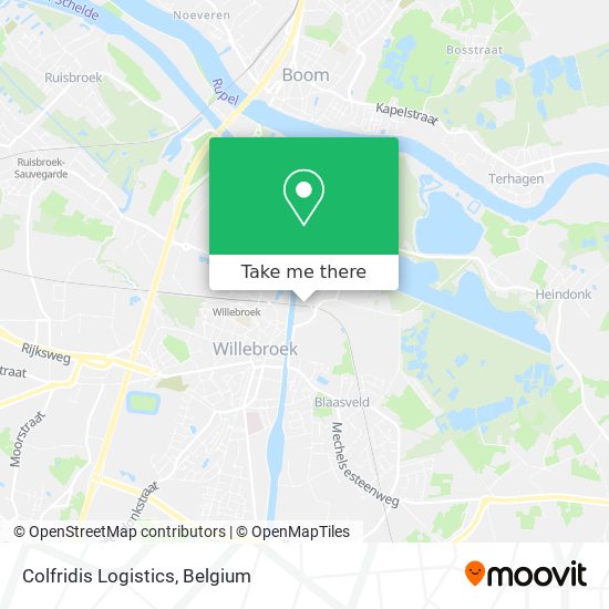 Colfridis Logistics map