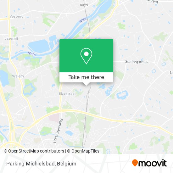 Parking Michielsbad map