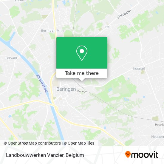 Landbouwwerken Vanzier map