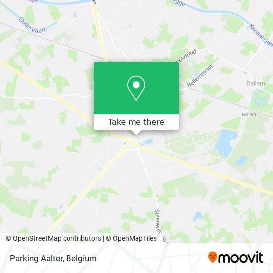 Parking Aalter map
