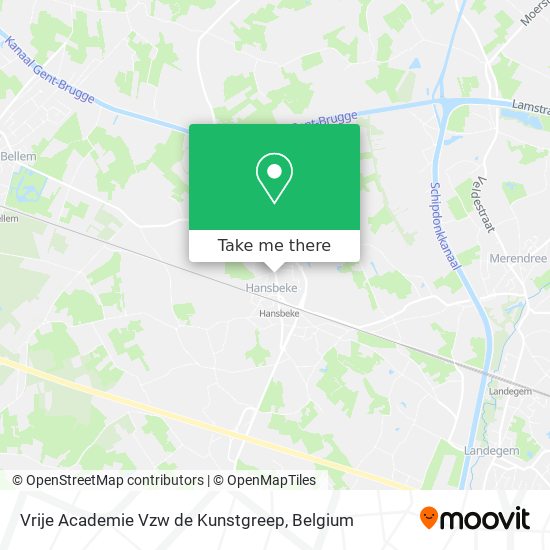 Vrije Academie Vzw de Kunstgreep map